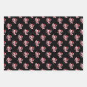 Axolotl Kerstmis Candycane Inpakpapier Vel (Voorkant 2)