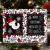 Axolotl-Kerstmis Feestdagenkaart