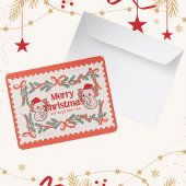 Axolotl-Kerstmis Feestdagenkaart