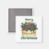Axolotl Kerstmis Winter Animals Axolotl Magneet (Voorkant / Achterkant)
