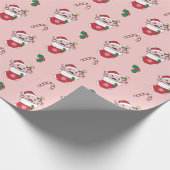 Axolotl Kerstmis winterdieren Axolotls Wra Cadeaupapier (Hoek)