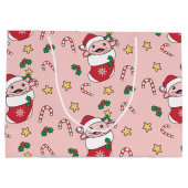 Axolotl kerstwinterdieren Axolotl Groot Cadeauzakje (Achterkant)