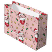 Axolotl kerstwinterdieren Axolotl Groot Cadeauzakje (Voorkant Gekanteld)