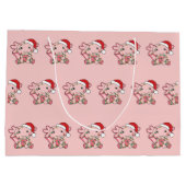 Axolotl-kerstwinterdieren Axolotls groot Gi Groot Cadeauzakje (Achterkant)