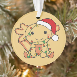 Axolotl Kerstwinterdieren Axolotls Ornamals Ornament