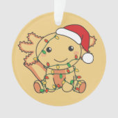 Axolotl Kerstwinterdieren Axolotls Ornamals Ornament (voorkant)