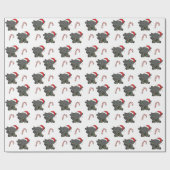 Axolotl Kerstwinterdieren Axolotls Wrapping Cadeaupapier (Vlak)