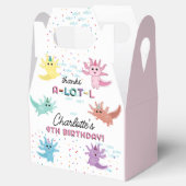 Axolotl Kinder Schattigee Salamander Verjaardagsfe Bedankdoosjes (Geopend)