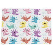 Axolotl Kinder Schattigee salamanderpatroon Groot Cadeauzakje (Voorkant)