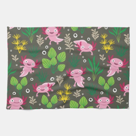 Axolotl Kitchen Towel Theedoek (Horizontaal)