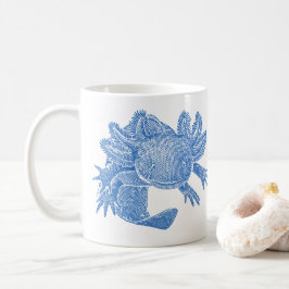 Axolotl koffiemok - BLAUW
