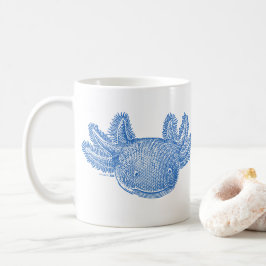 Axolotl koffiemok - BLAUW
