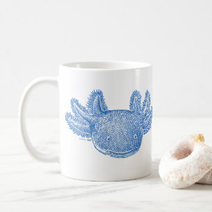Axolotl koffiemok - BLAUW