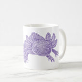 Axolotl koffiemok - PURPER (Voorkant rechts)