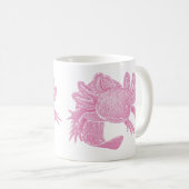 Axolotl koffiemok - ROZE (Voorkant rechts)