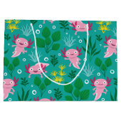 Axolotl Large Gift Bag Groot Cadeauzakje (Achterkant)