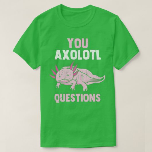 Axolotl Larve Kufffig Aquarium Moch LkkickGift T-shirt (Design voorkant)