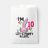 Axolotl Laten we veel amfibische salamander feeste Bedankzakje (Voorkant)