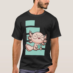 Axolotl Lees Boek Ambystoma Mexicanum Parel Wandel T-shirt