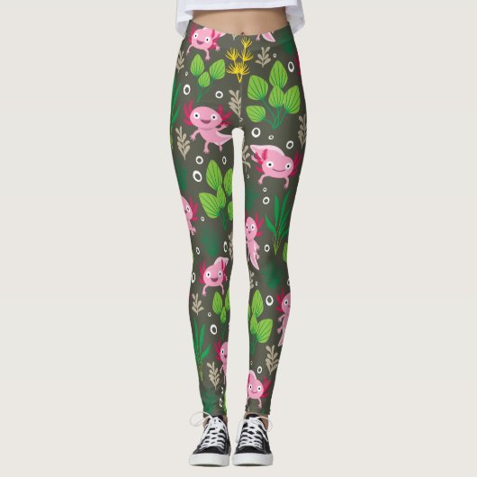 Axolotl-Leggings Leggings (Voorkant)