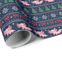 Axolotl lelijke kersttrui breipatroon retro