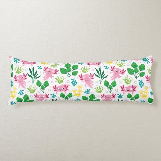 Axolotl Lichaamskussen (Voorkant)