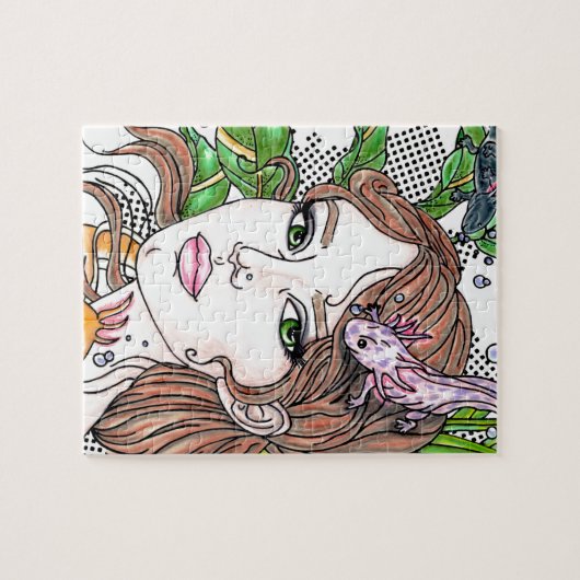 axolotl liefde legpuzzel (Horizontaal)