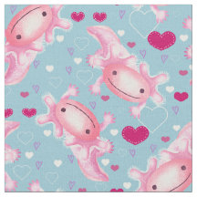 Axolotl Liefde roze en blauw