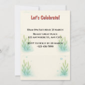 Axolotl liefhebbers Verjaardagsfeest Kaart (Achterkant)