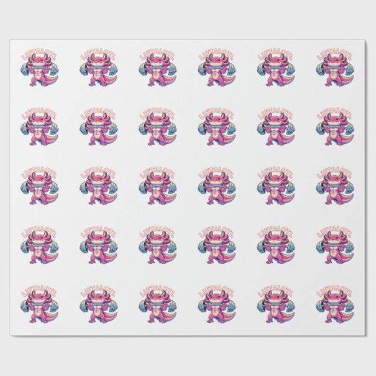  Axolotl LIFTALOTL Cadeaupapier (Vlak)