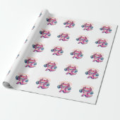  Axolotl LIFTALOTL Cadeaupapier (Uitgerold)