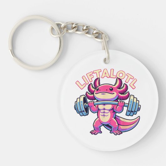  Axolotl LIFTALOTL Sleutelhanger (Voorkant)