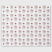 Axolotl Llama Alpaca Kerstmis Cadeaupapier (Vlak)