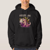 Axolotl Love Amphibian Mexican Walking Fish Axolot Hoodie (Voorkant)