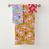 Axolotl Love Bad Handdoek (Insitu)