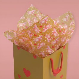 Axolotl Love mosterd Tissuepapier