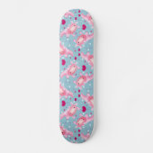Axolotl Love roze Persoonlijk Skateboard (Voorkant)