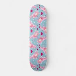 Axolotl Love roze Persoonlijk Skateboard