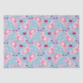 Axolotl Love roze Tissuepapier (Voorkant)