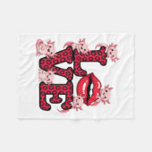 Axolotl Love Splash Blanket Fleece Deken (Voorkant (Horizontaal))