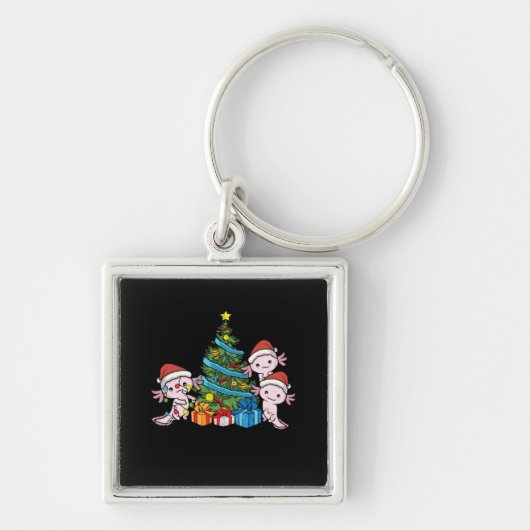 Axolotl Lover Kinder kerstboom - Axolotl Sleutelhanger (Voorkant)