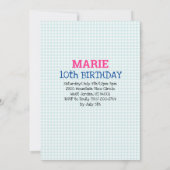 Axolotl Lovers Birthday Girl Salamander Amphibious Kaart (Achterkant)