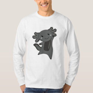 Axolotl Lovers Cute Animals for Kids Pink T-shirt