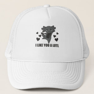 Axolotl Lovers Cute Animals for Kids Pink Trucker Pet