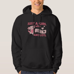 Axolotl Lovers Sweet Animals voor meisjes Roze Hoodie