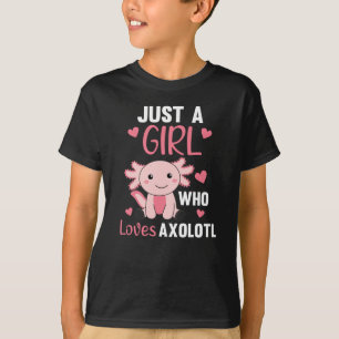 Axolotl Lovers Sweet Animals voor meisjes Roze T-shirt