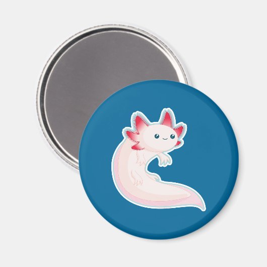 Axolotl Magneet (Voorkant / Achterkant)