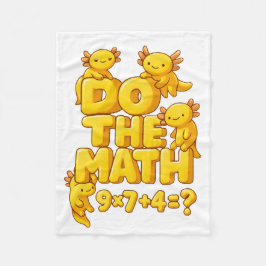 Axolotl Math Magic Blanket Fleece Deken