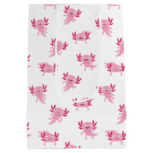 Axolotl Medium Cadeauzakje (Achterkant)