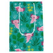 Axolotl Medium Gift Bag Medium Cadeauzakje (Achterkant)
